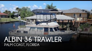 SOLD Used 1988 Albin 36 Trawler in Palm Coast Florida [upl. by Acinnod51]