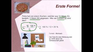 Prozentrechnung  alle drei Formeln [upl. by Elram]
