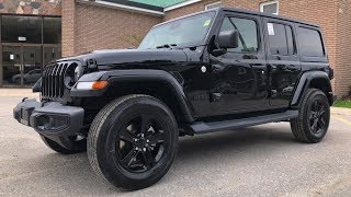 2019 Black Jeep Wrangler Unlimited Sahara 4x4 [upl. by Lantha]