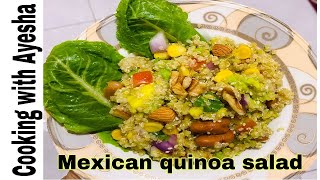 I TRIED SHILPA SHETTY KUNDRAS MEXICAN QUINOA SALAD QUINOAAVOCADOHEALTHY RECIPES SALADS [upl. by Beasley]