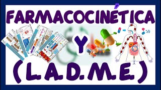 FARMACOCINÉTICA ABSORCIÓN DISTRIBUCIÓN METABOLISMO ELIMINACIÓN  GuiaMed [upl. by Klos]