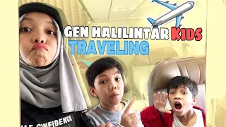 Gen halilintar kids traveling seru to FATIMVLOG [upl. by Atteynod]