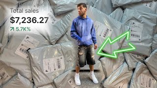 Shipping out 7000 worth of Denim  First Successful Drmchsrs Drop [upl. by Airbmat810]