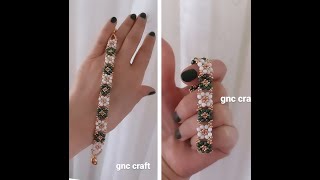 YAPIMI KOLAY KRİSTALLİ BİLEKLİK EASY TO MAKE CRYSTAL BRACELET [upl. by Layla]