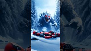 SpiderMan and Deadpool vs Godzilla fight battle deadpool spiderman godzilla animals [upl. by Mclain]