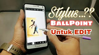 BallPoint Untuk Edit Foto di Android Sebagai Stylus Buatan DIY [upl. by Funk]