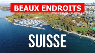 La Suisse vue du ciel  Berne Lucerne Zurich Lausanne Genève  Vidéo 4k  La Suisse que visiter [upl. by Wier]