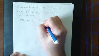 Interpreting gradients as a maximum rate of change [upl. by Ayik]