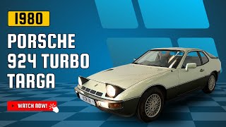 PORSCHE 924 TURBO TARGA  ACR1V [upl. by Libove]