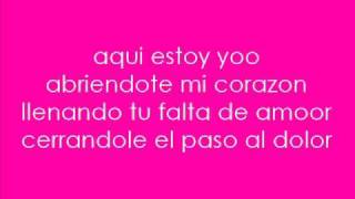 Aqui Estoy Yo Luis Fonsi Ft Aleks Syntek Noel Schajris amp David Bisbal  Lyrics [upl. by Melac]