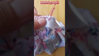 How to Overlock stitch by hand sewingtutorial hacks shorts [upl. by Nal470]