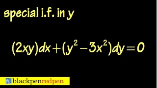 special integrating factor in y sect257 [upl. by Anrat]