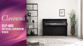 Yamaha Clavinova CLP885 Digital Piano Overview [upl. by Lyman]