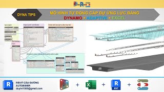 Dynamo Revit  Tips Mô hình tự động cáp dự ứng lực  Prestress cable model by dynamo [upl. by Caffrey]