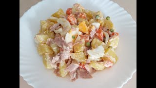 Salada Russa com Atum [upl. by Haslam473]