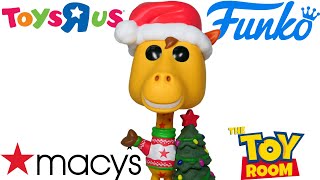 Geoffrey The Giraffe With Christmas Tree Funko Pop Review 2024 Holiday Toys R UsMacys Exclusive [upl. by Aisorbma]