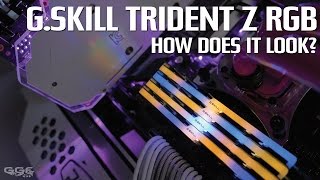 GSkill Trident Z RGB  How does it look [upl. by Colp]