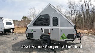 The New 2024 ALiner Ranger 12 Sofa Bed [upl. by Aihsined]