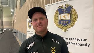 Intervju Vetlanda semifinal U17 Nationell 20232024 [upl. by Prebo]