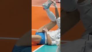 Nataliya Goncharova Warming Up Before the Game volleyball volleyballplayer shortvideo russia [upl. by Mair211]