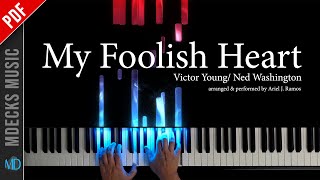 My Foolish Heart  Jazz Piano Arrangement  Sheet Music jazzpiano jazzpianotutorial [upl. by Nosnevets]