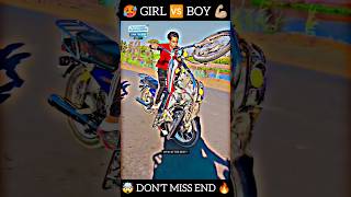 Watch till the end 🔥🤯💪🏼 bikergirl bikestunt motovlog shorts livebigagency 4rabetind [upl. by Dever]