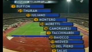 Juventus  Parma 21 25082002 Finale Supercoppa Italiana [upl. by Yelkcub]