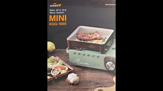 Kovea Mini Retro All In One Stove System KGG1805 Caution Abrupt Loud Noises Unboxing CC [upl. by Mannos]