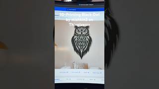 Live 3DPrinting Mesmerizing Owl Wall Art🦉✨ Join amp Suggest Next Print lofi asmr 3dprinting [upl. by Isa47]