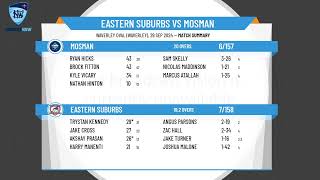 Eastern Suburbs v Mosman [upl. by Nooj33]