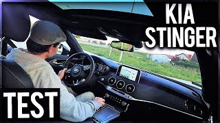 2018 KIA Stinger GT 33 V6 AWD TEST DRIVE English Review ENG [upl. by Yovonnda]