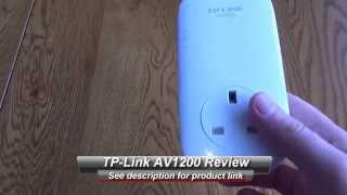 TP Link AV1200 Gigabit Passthrough Powerline Adapter Starter Kit Review [upl. by Teodor]