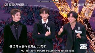 ENG SUB 20230116 INTO1 Baidu Boiling Point Metaverse Night Interview [upl. by Arola523]