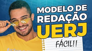 Estrutura da Redação modelo UERJ fácil  em mapas mentais  PROFINHO [upl. by Adnak]