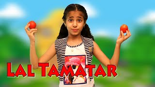 Aaha Tamatar Bada Mazedar  Lal Tamatar Gana  Hindi Poem For Kids  लाल टमाटर  Hindi Rhymes [upl. by Etnoek]