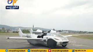 Flying car takes its first test flight in Slovakia [upl. by Nielson863]