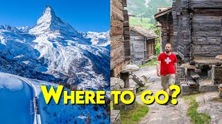 Zermatt or SaasFee Switzerland Where to travel [upl. by Ora]