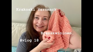 vlog 18 Krakoski Yarnmark Wełny margaretlehmann [upl. by Assirual]