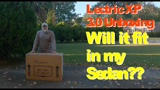 Lectric XP 30 eBike Unboxing amp Folding TestCan it Really Fit in My Sedan [upl. by Twyla]