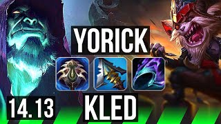 YORICK vs KLED JGL  1218 Godlike Rank 14 Yorick  VN Master  1413 [upl. by Ama219]