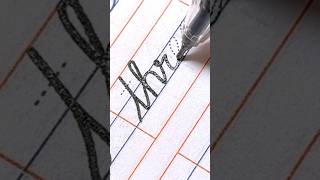 three  viralshort cursive cursivehandwriting viralshorts shorts [upl. by Maxy]