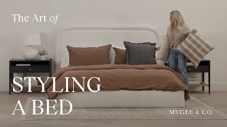 The Art of Bed Styling How To Style Your Bed Like An Interior Designer with Shea McGee [upl. by Enitselec179]