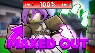 I MAXED OUT the KAIDA KIT in Roblox Bedwars [upl. by Hinson167]