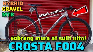 CROSTA F004 2023  SOBRANG MURA AT SULIT NA TO  DUMATING NA PINAKA MAANGAS NA BIKE NG CROSTA [upl. by Hannahoj]