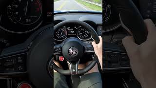 2022 Stelvio Quadrifoglio Acceleration [upl. by Llehsyar271]