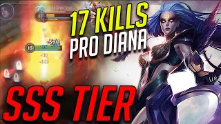 WILD RIFT DIANA NEW HYPER CARRY BUILD BEST MAGE IN WILD RIFT PATCH 31 [upl. by Allenrac]