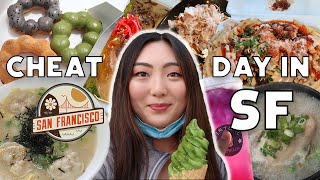 SAN FRANCISCO CHEAT DAY  Eating Everything I Want in SF lots of Japanese food [upl. by Killam]