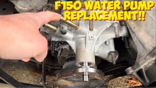 92 F150 Water Pump Replacement [upl. by Ahsieyt]