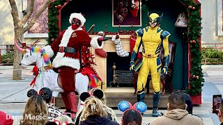 The Night Before Christmas  Deadpool  Holidays at the Disneyland Resort 2024 4K [upl. by Issiah458]