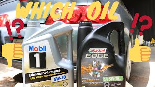 Which Oil Performs Better on my RSX Castrol EDGE vs Mobil 1 [upl. by Pish398]